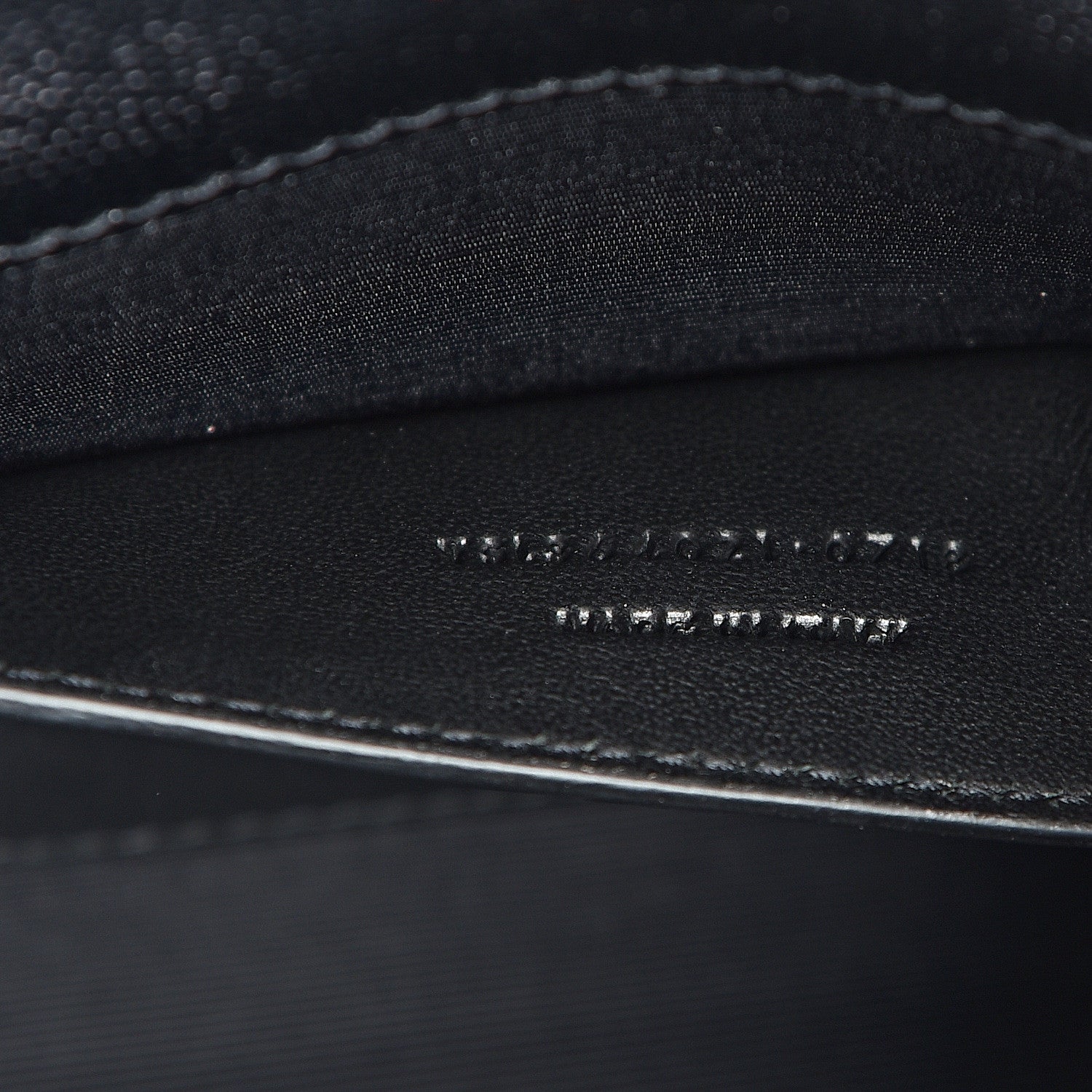 Saint Laurent Grain De Poudre Medium Classic Monogram Kate Satchel Black 6 of 9