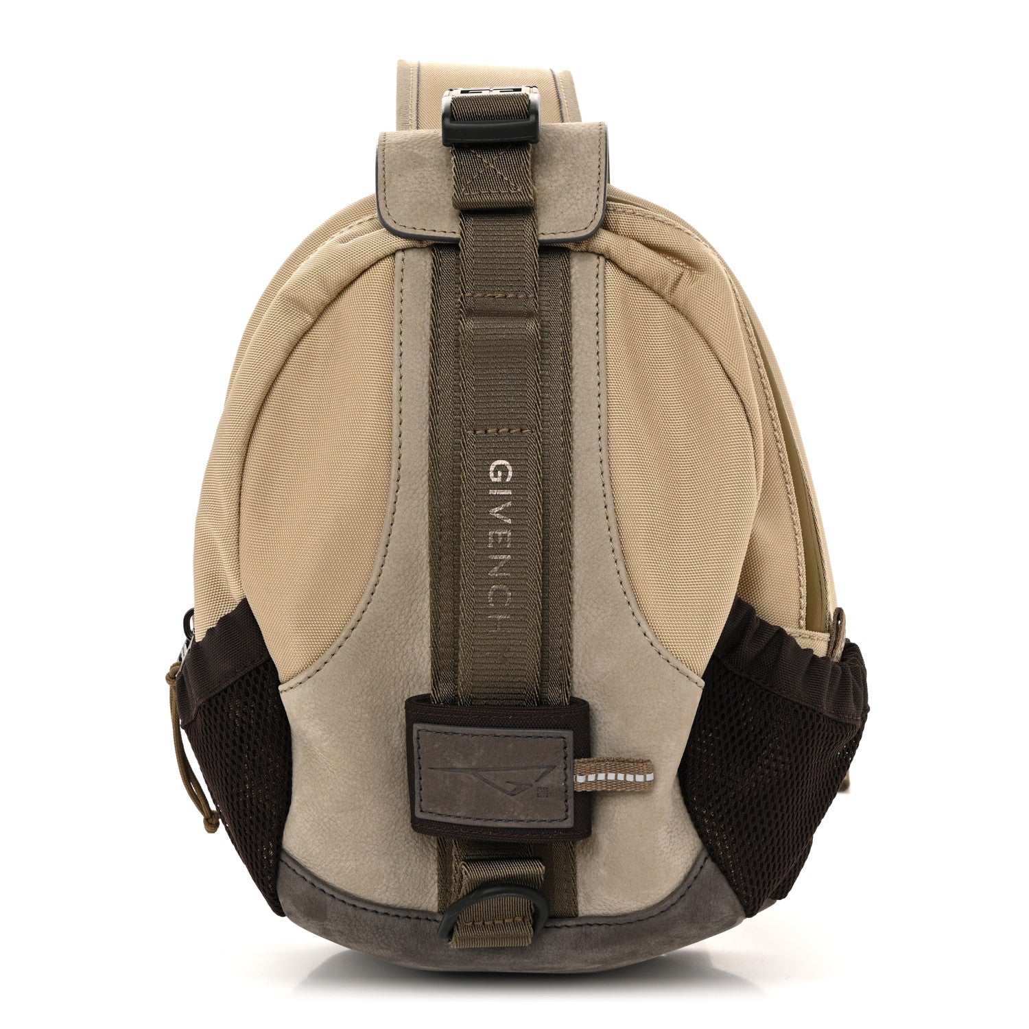 Givenchy Nylon Nubuck G-Trail Small Sling Bag Taupe Anthracite Sand 1 of 13