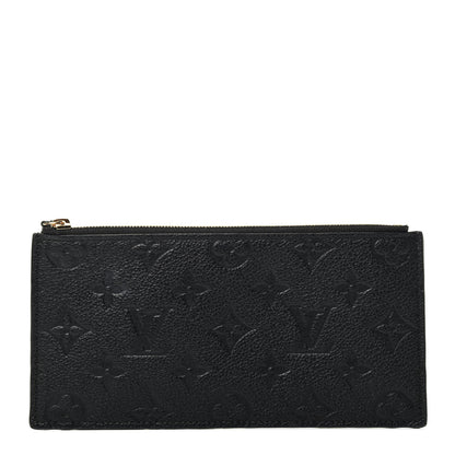 Louis Vuitton Empreinte Felicie Chain Wallet Zippered Insert Black 1 of 7