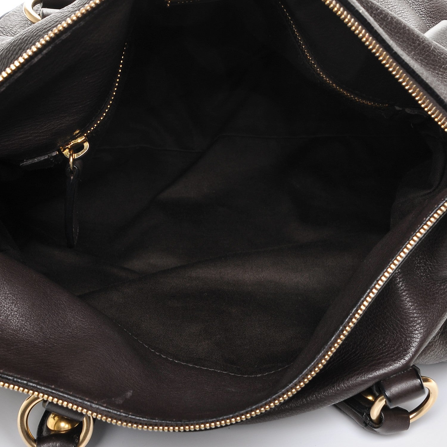 Miu Miu Vitello Medium Bow Bag Brown 5 of 6