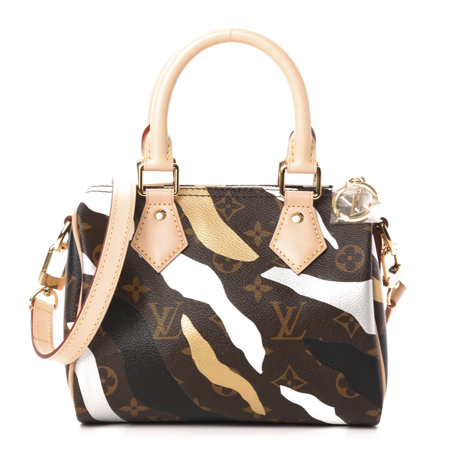 X LOL Monogram Speedy BB Gold Silver