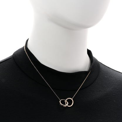 Tiffany 18K Rose Gold 1837 Interlocking Circles Pendant Necklace 2 of 6