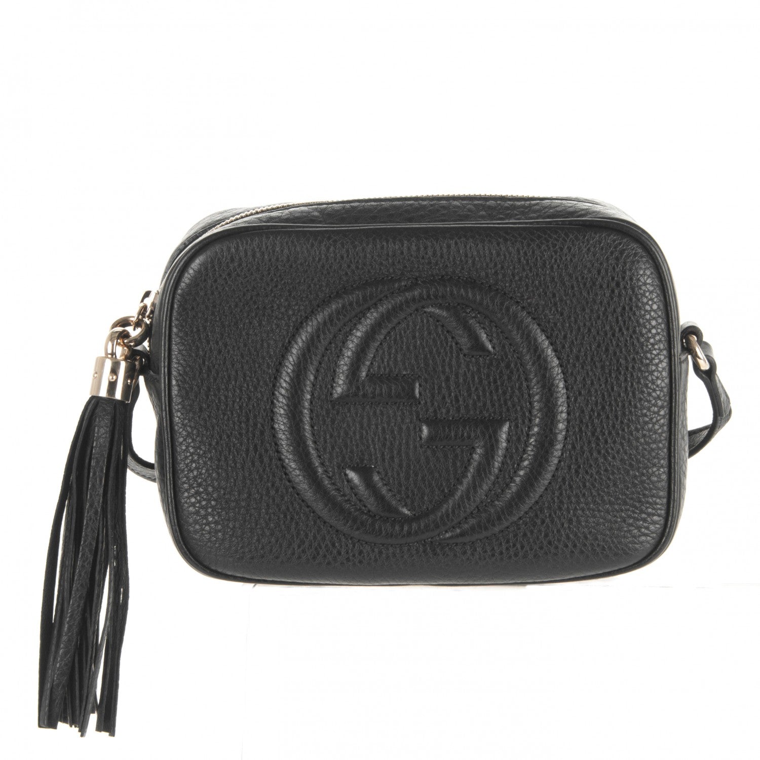 Gucci Pebbled Calfskin Small Soho Disco Bag Black 1 of 7