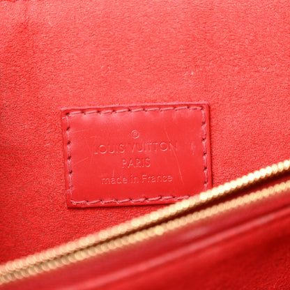 Louis Vuitton Damier Ebene Caissa Clutch Cherry Cherry 6 of 12