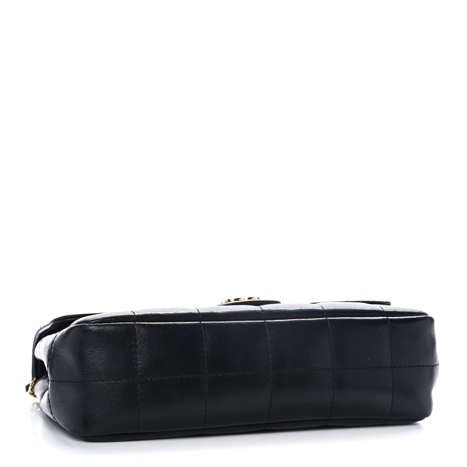 Chanel Lambskin Quilted Mini Chocolate Bar Camellia Flap Black 4 of 11