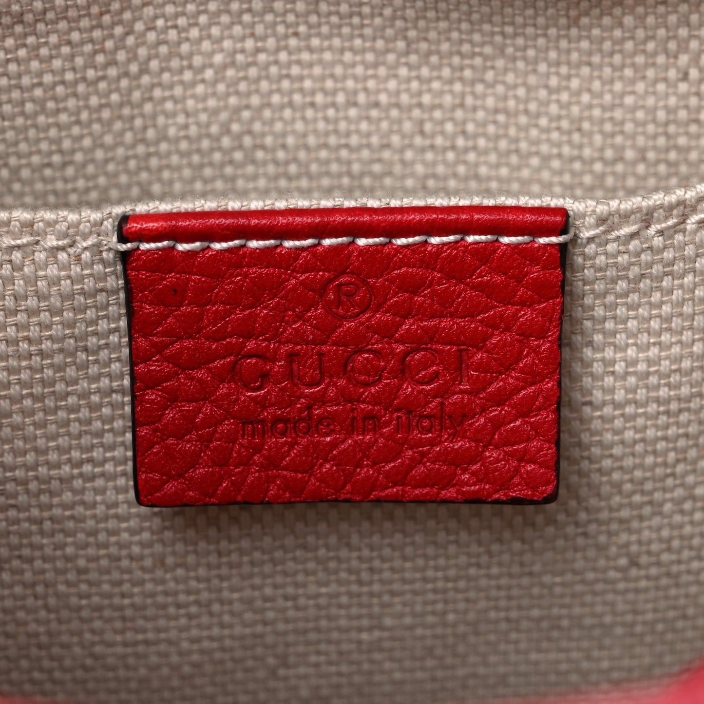 Pebbled Calfskin Small Soho Disco Bag Tabasco Red