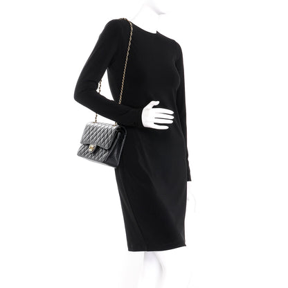 Chanel Caviar Quilted Medium Double Flap Black 2 of 9