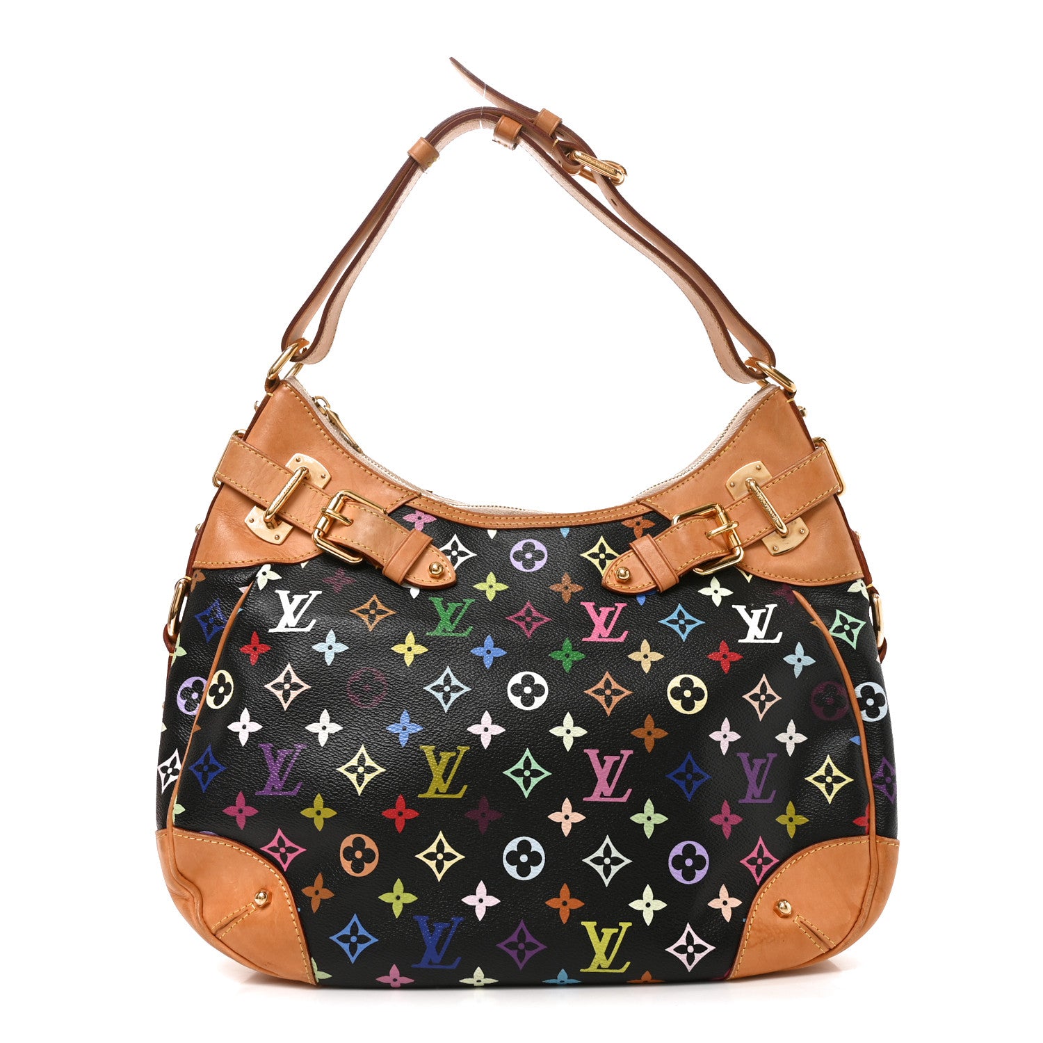 Louis Vuitton Monogram Multicolor Greta Black 1 of 9