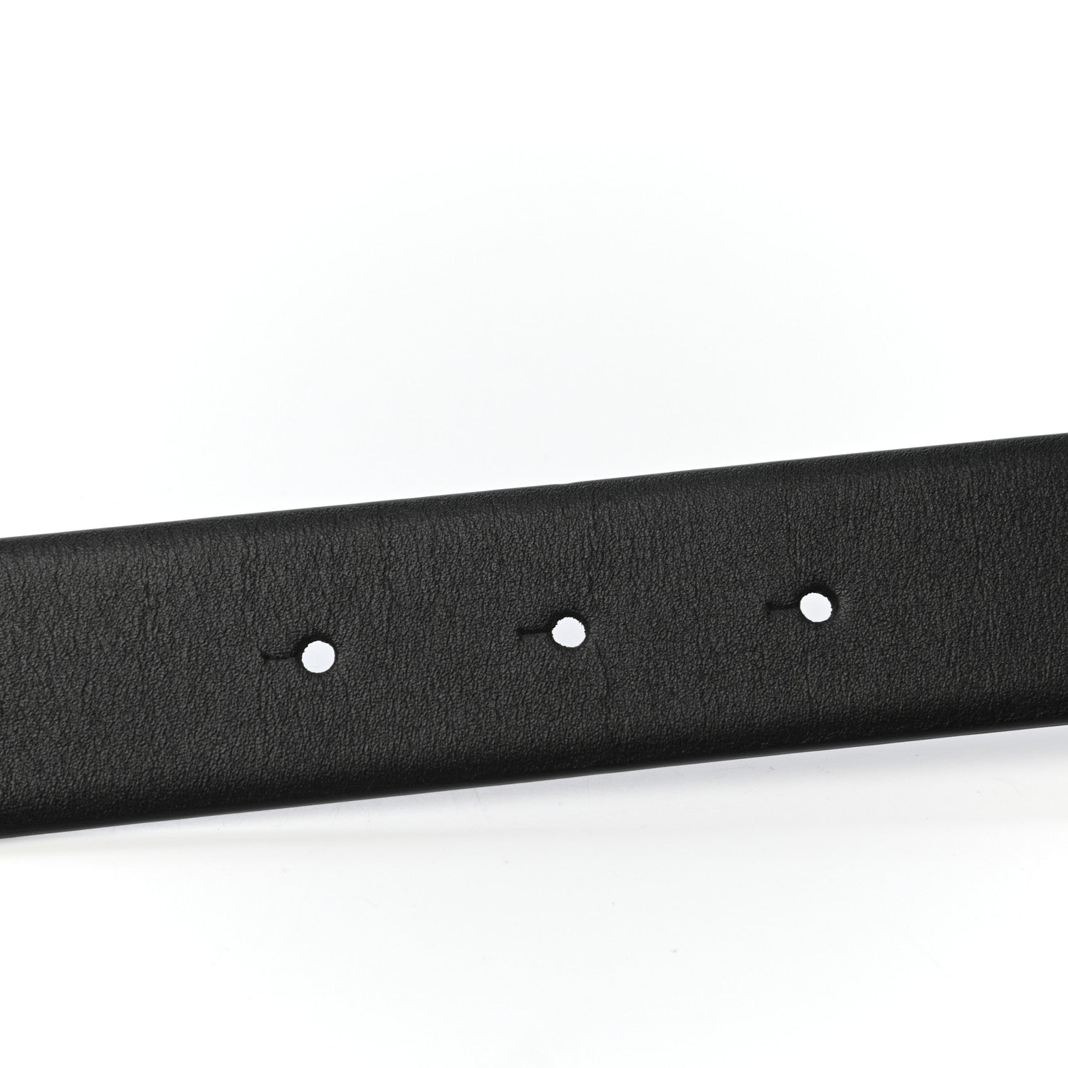 Chanel Calfskin CC Reversible Belt 95 Black Burgundy 4 of 6