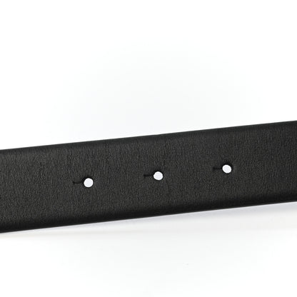 Chanel Calfskin CC Reversible Belt 95 Black Burgundy 4 of 6