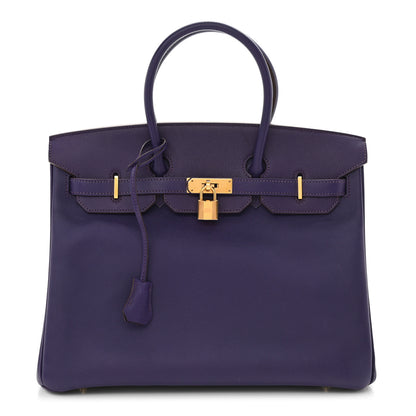 Hermes Epsom Birkin 35 Iris 1 of 12