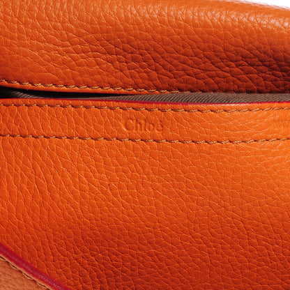 Chloe Calfskin Medium Marcie Round Crossbody Bag Indian Summer 6 of 9