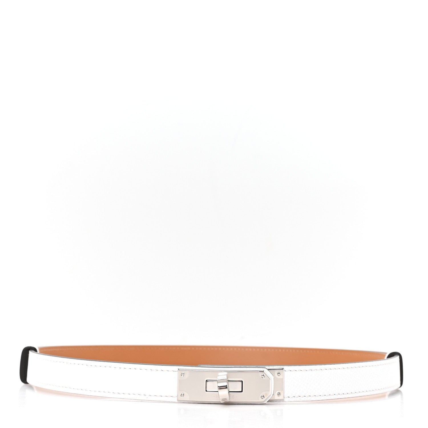 Hermes Epsom Kelly Belt White 1 of 3