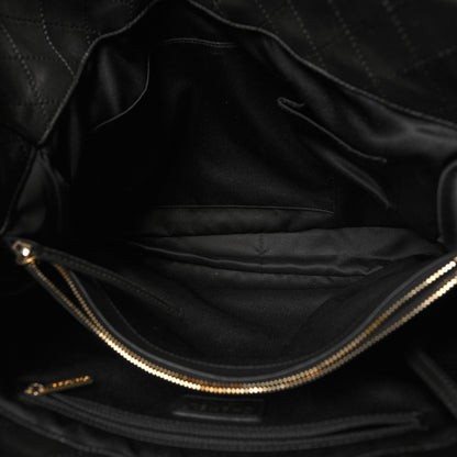 Chanel Lambskin Quilted CC Pocket Shopping Tote Black 6 of 13