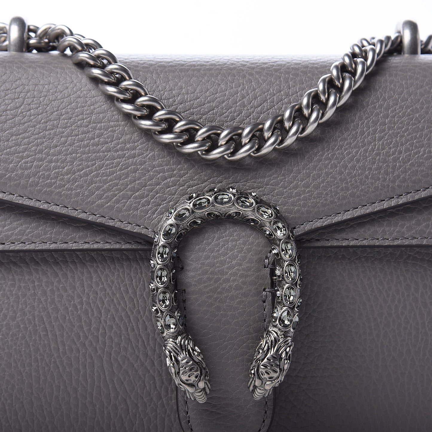 Calfskin Mini Dionysus Shoulder Bag Dusty Grey