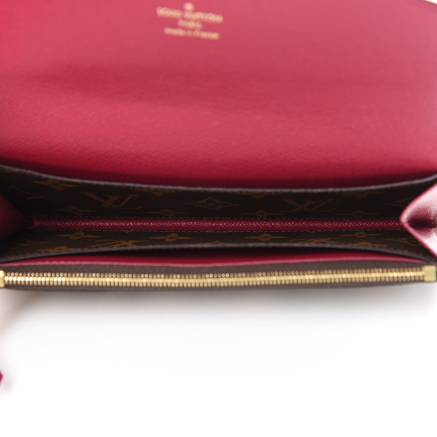 Louis Vuitton Monogram Emilie Wallet Fuchsia 4 of 7