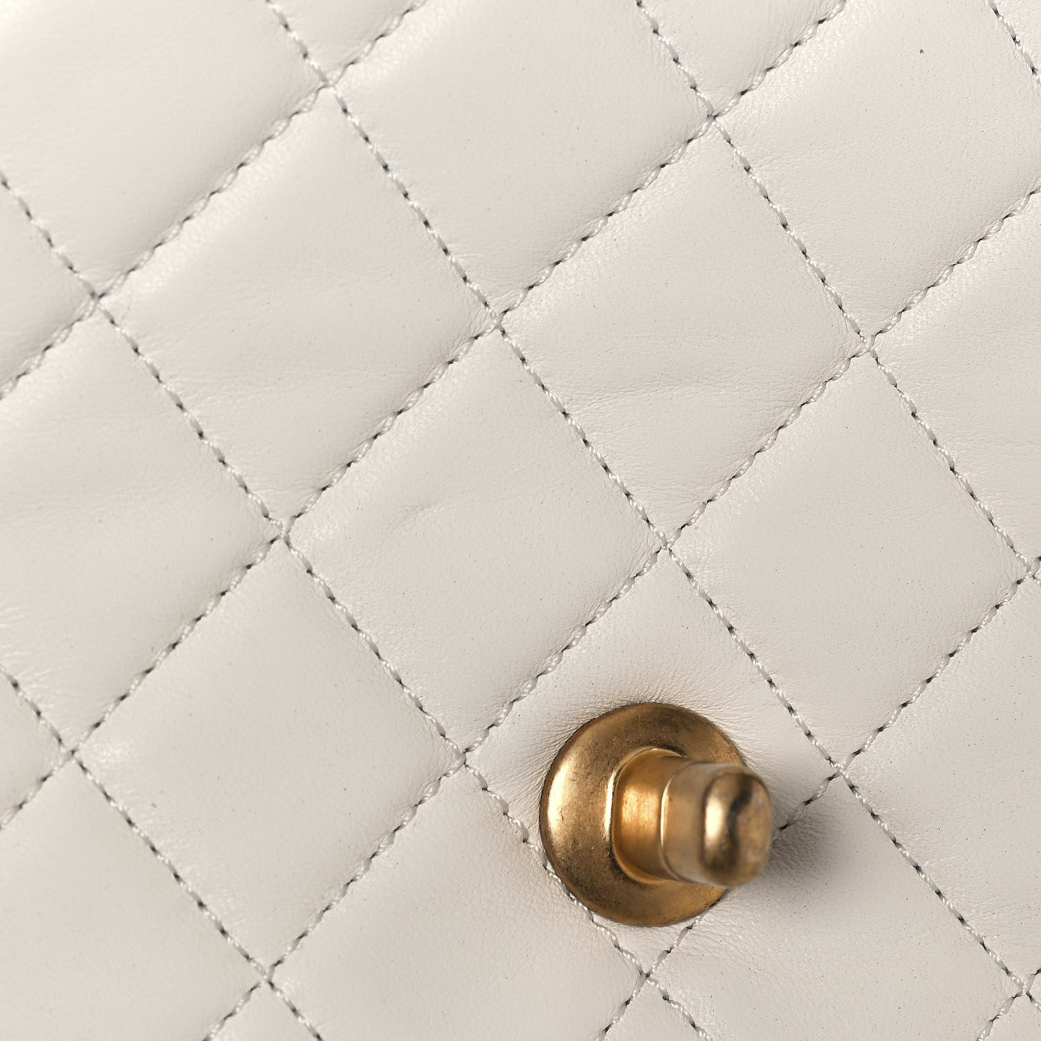 Chanel Lambskin Quilted Mini Pearl Crush Flap White 13 of 14