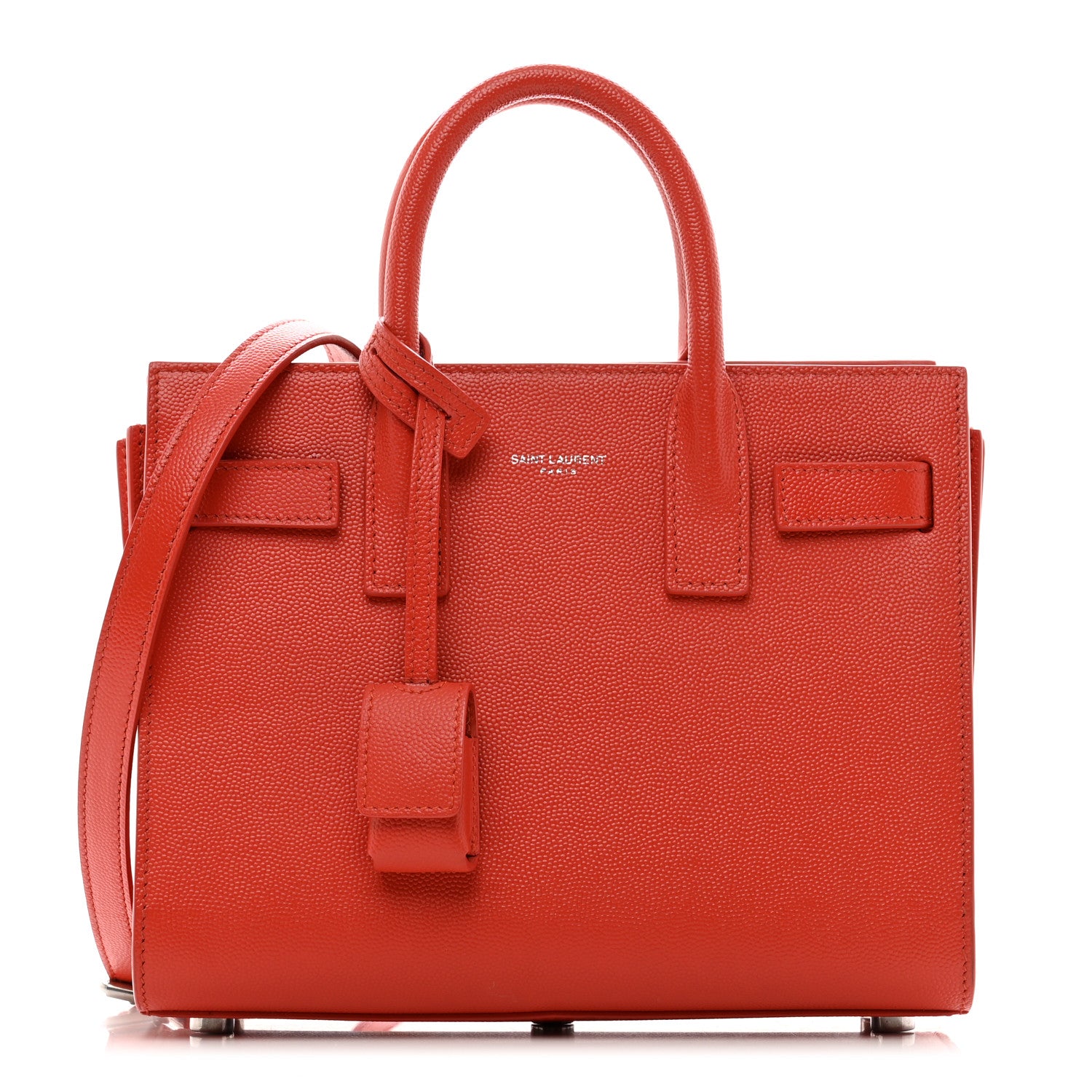 Saint Laurent Grain De Poudre Nano Sac De Jour Orange 1 of 10