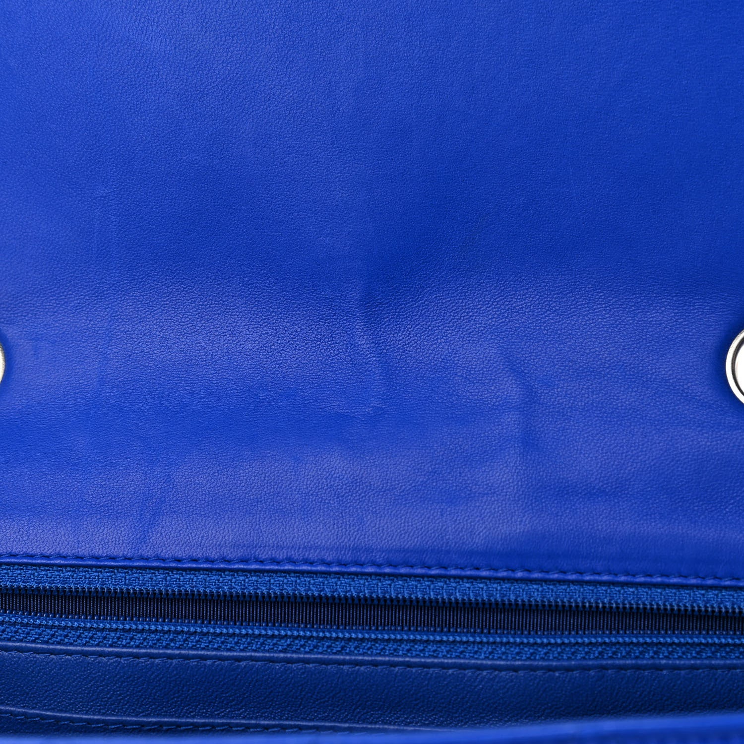 Chanel Lambskin Quilted Jumbo Single Flap Blue 11 of 13