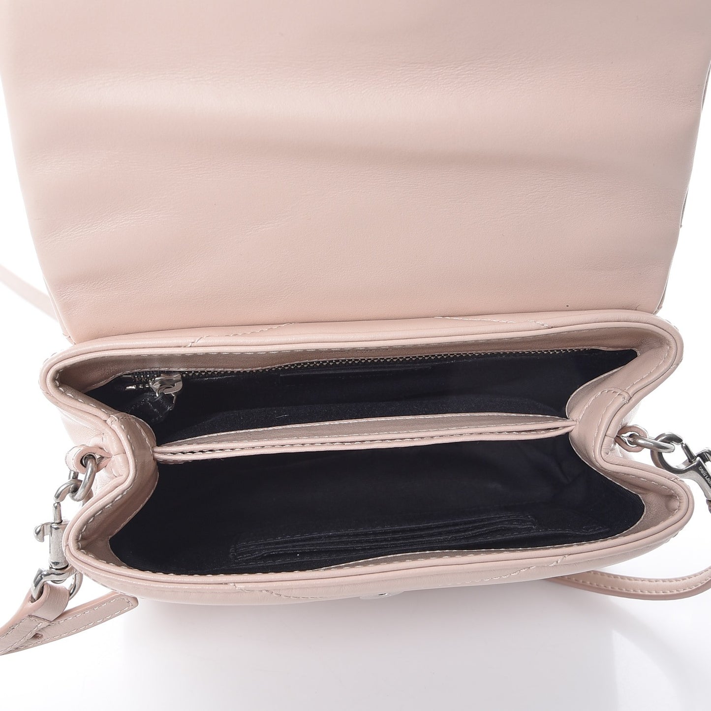 Calfskin Y Quilted Monogram Toy Loulou Crossbody Bag Marble Pink