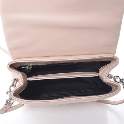 Saint Laurent Calfskin Y Quilted Monogram Toy Loulou Crossbody Bag Marble Pink 5 of 7