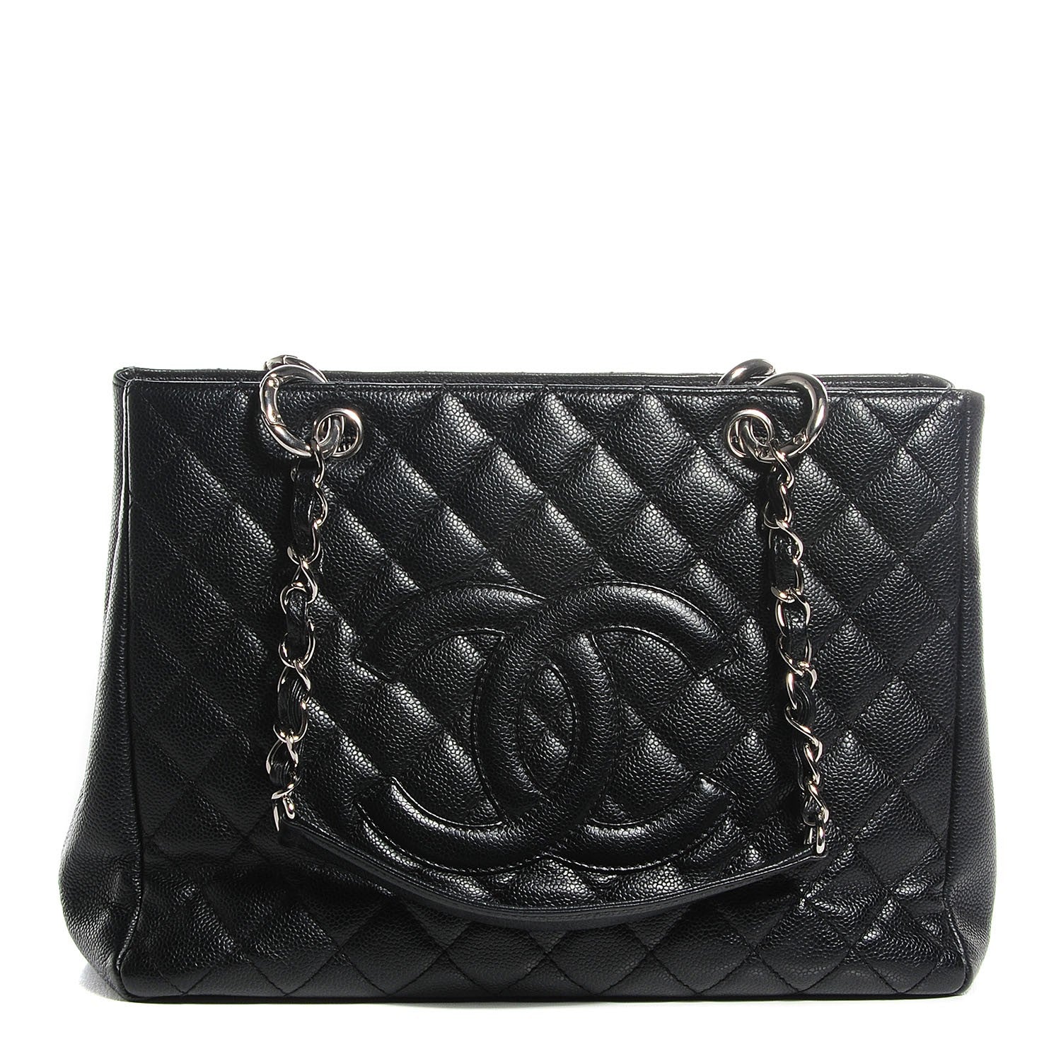 Chanel Caviar Quilted Grand Shopping Tote GST Black 1 of 7