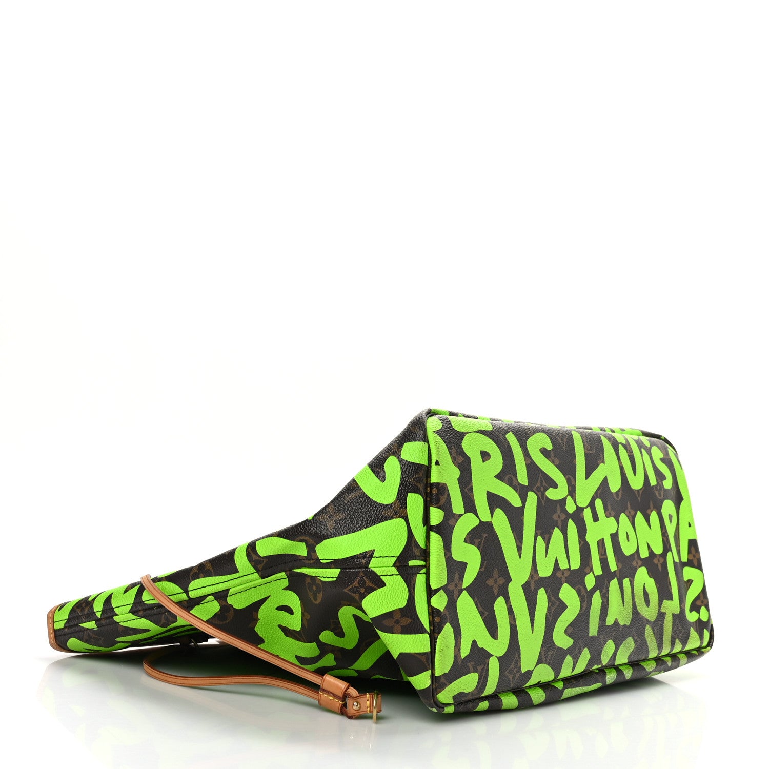 Louis Vuitton Monogram Graffiti Neverfull GM Green 4 of 10