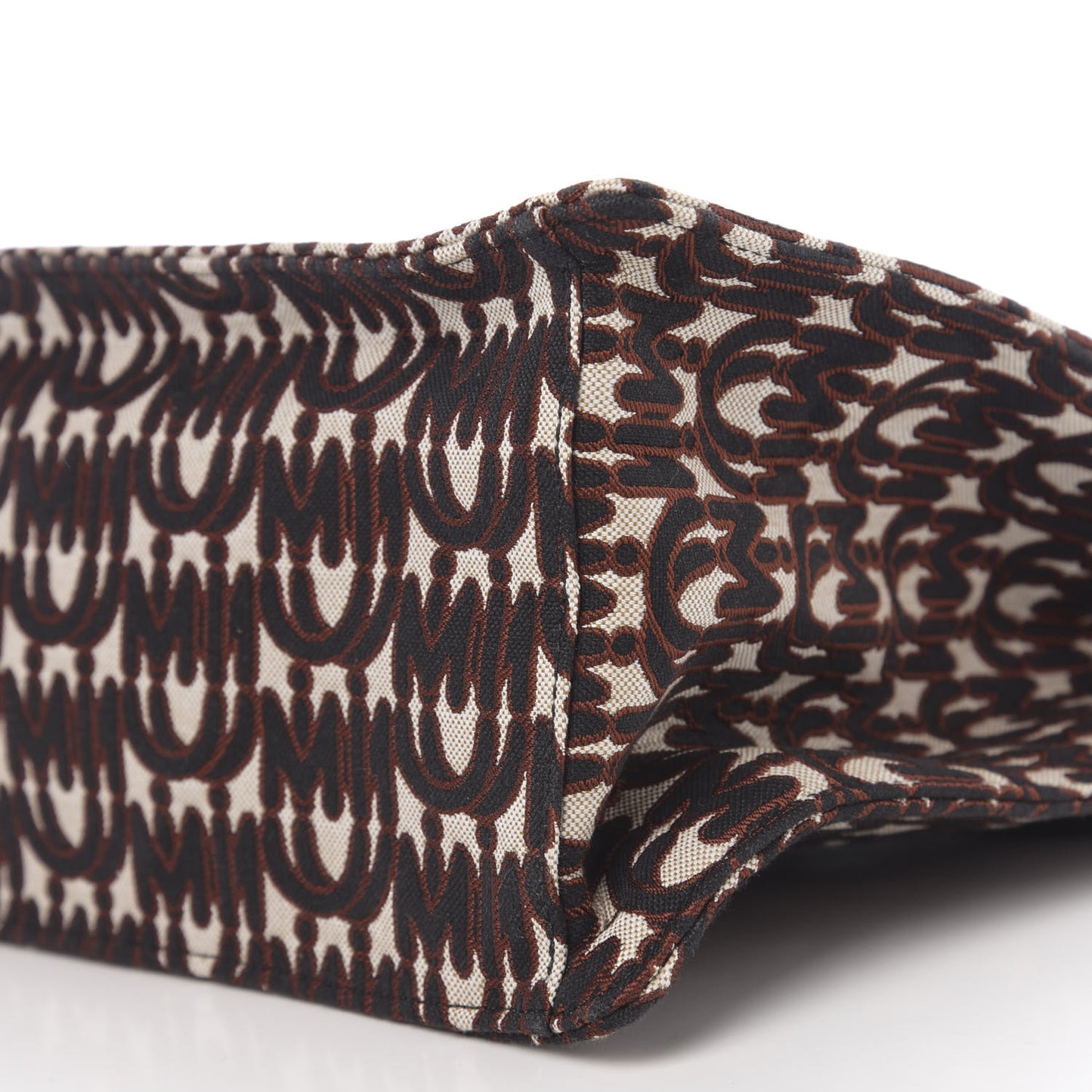 Jacquard Madras Logo Tote Black