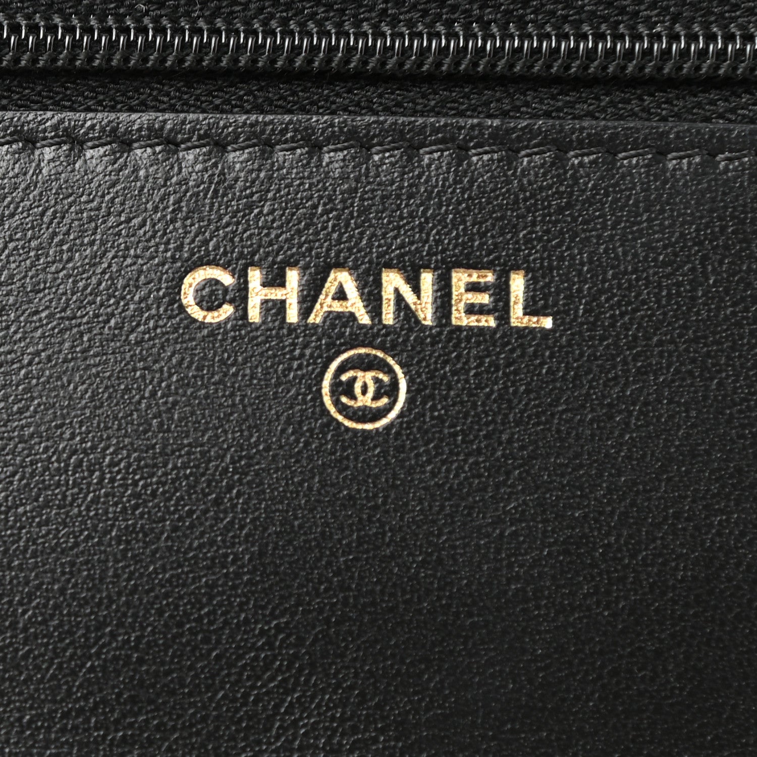 Chanel Patent Quilted Wallet On Chain WOC Black 6 of 12
