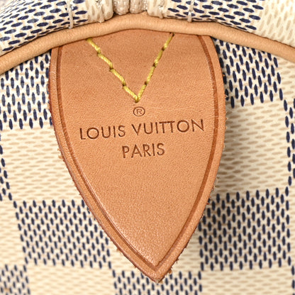 Louis Vuitton Damier Azur Speedy 30 8 of 11
