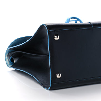 Delvaux Box Calfskin MM Brillant Clouds Satchel Black Ciel 9 of 16