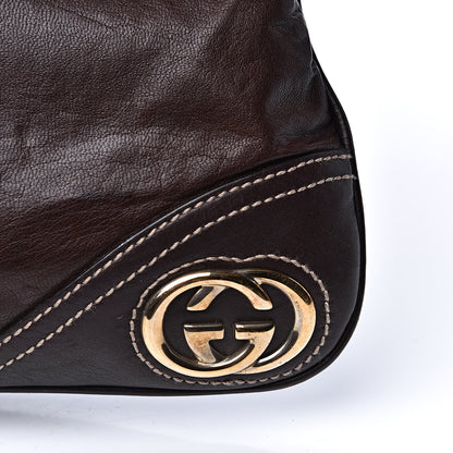 Gucci Calfskin Medium New Britt Hobo Dark Brown 13 of 13