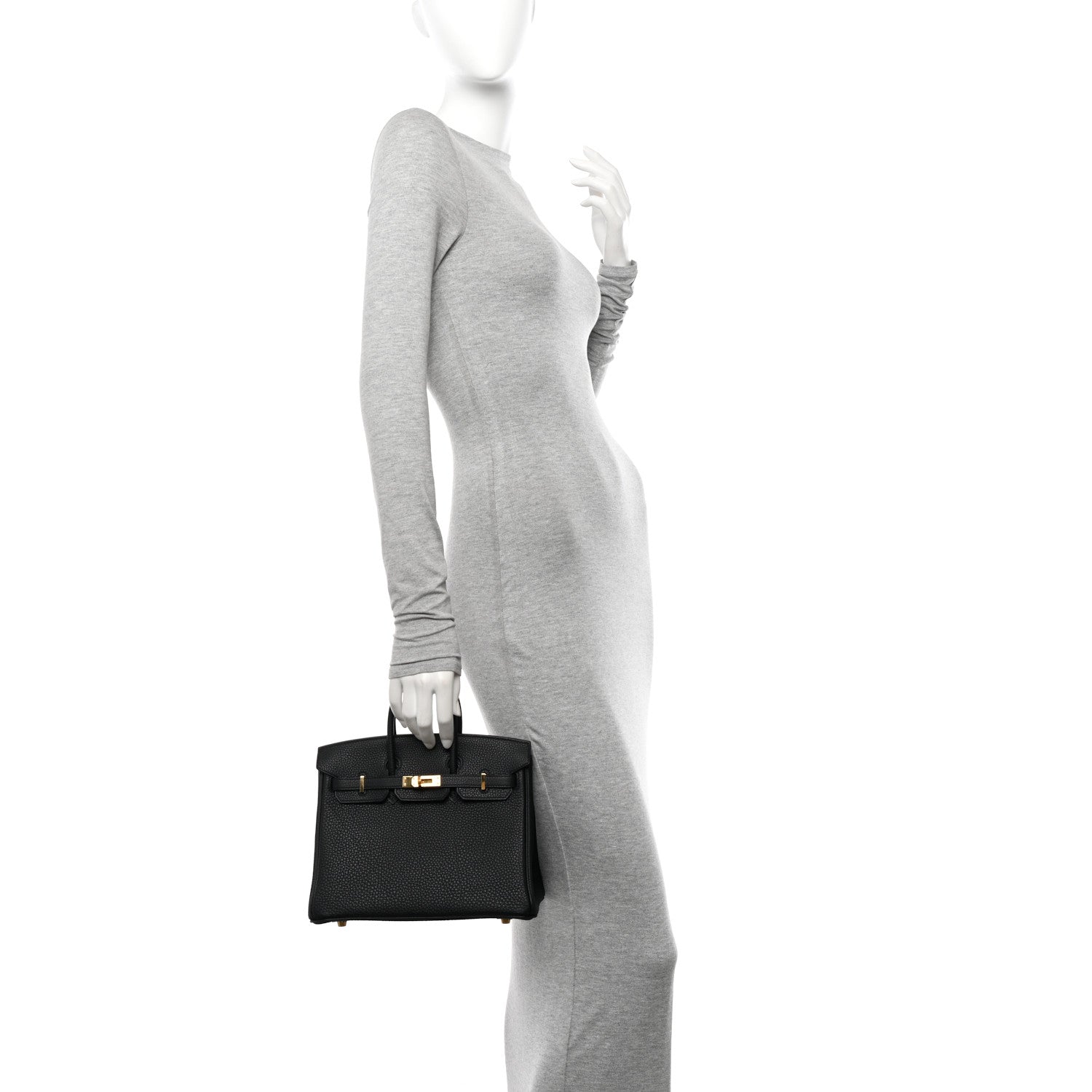 Hermes Togo Birkin 25 Black 2 of 11