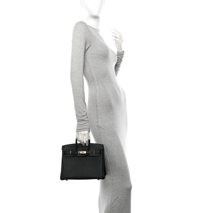 Hermes Togo Birkin 25 Black 2 of 11
