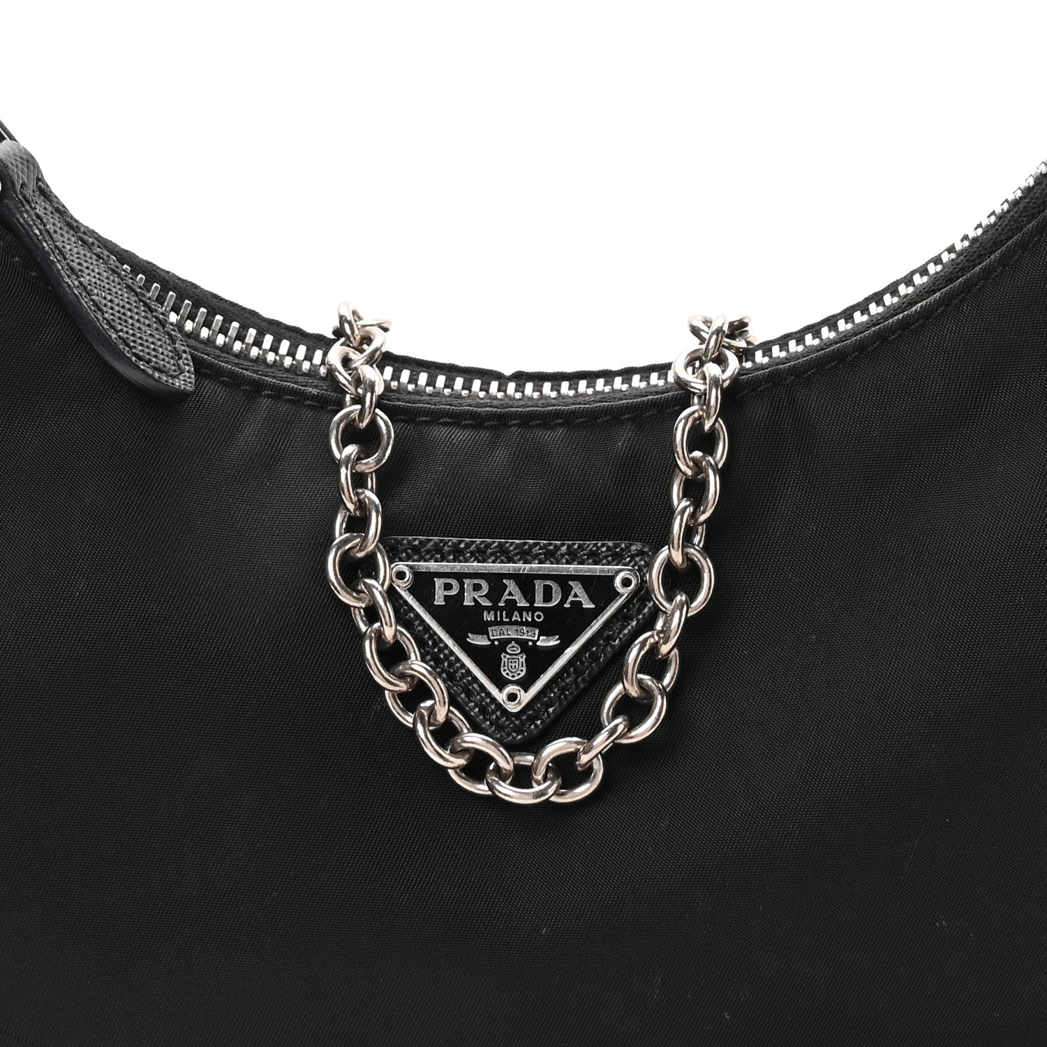 Prada Nylon Re-Edition 2005 Shoulder Bag Black 9 of 11