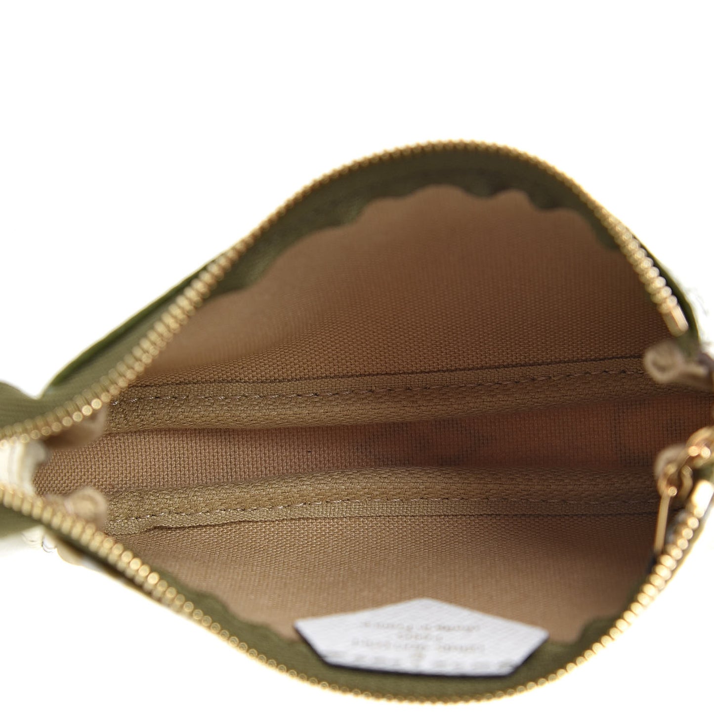 Monogram Giant Micro Pochette Accessories Kaki White
