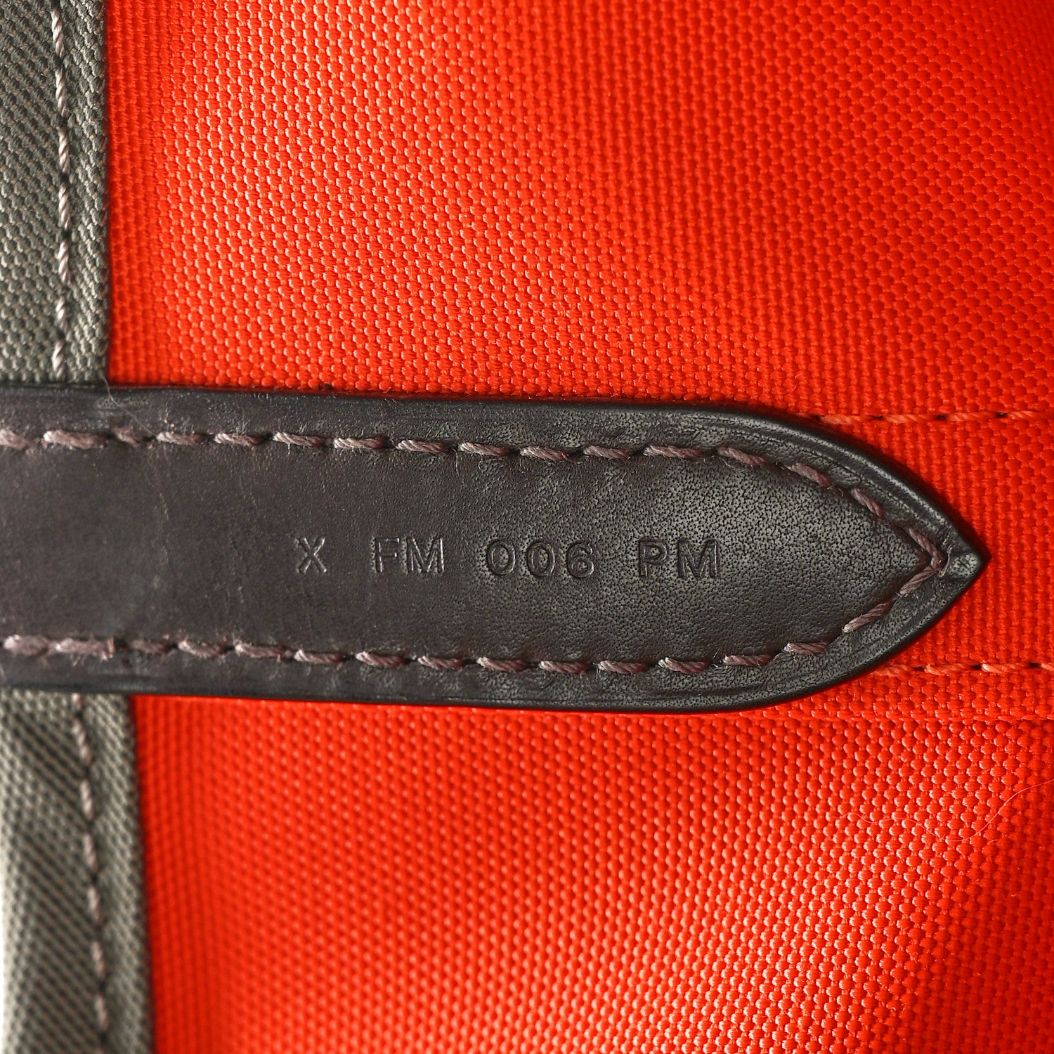 Hermes Toile Sac De Pansage Groom Kaki Feu 9 of 12