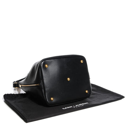 Saint Laurent Calfskin Large Emmanuelle Bucket Bag Black 4 of 8