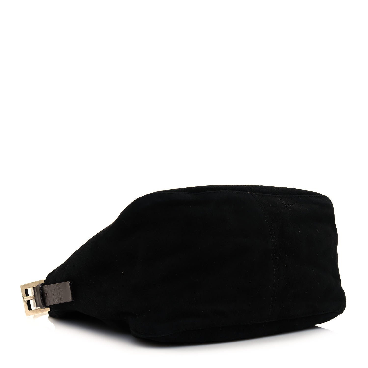 Fendi Suede Shoulder Bag Black 3 of 12