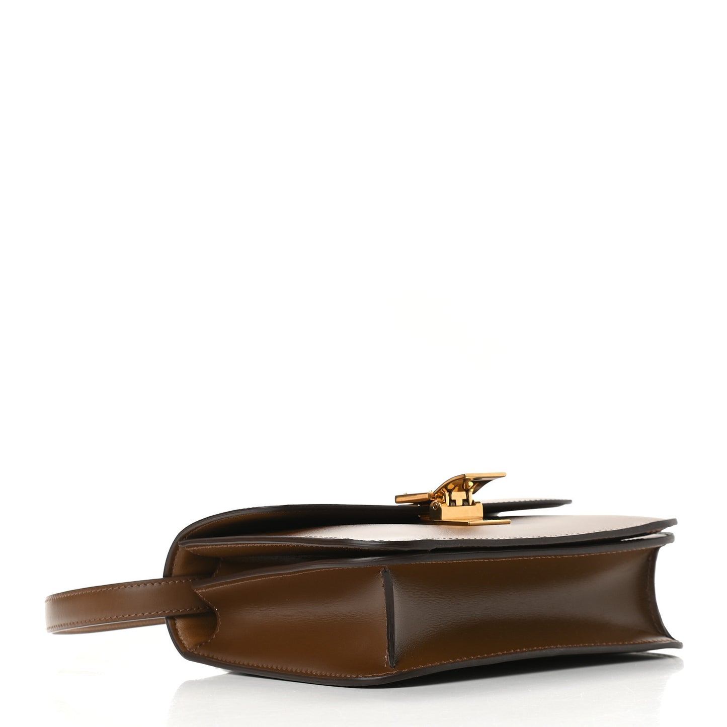Box Calfskin Teen Classic Box Flap Bag Camel
