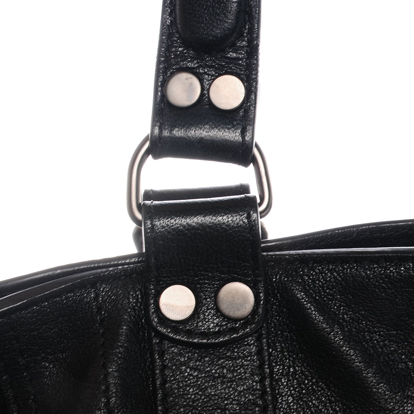 Leather PS1 Tote Black