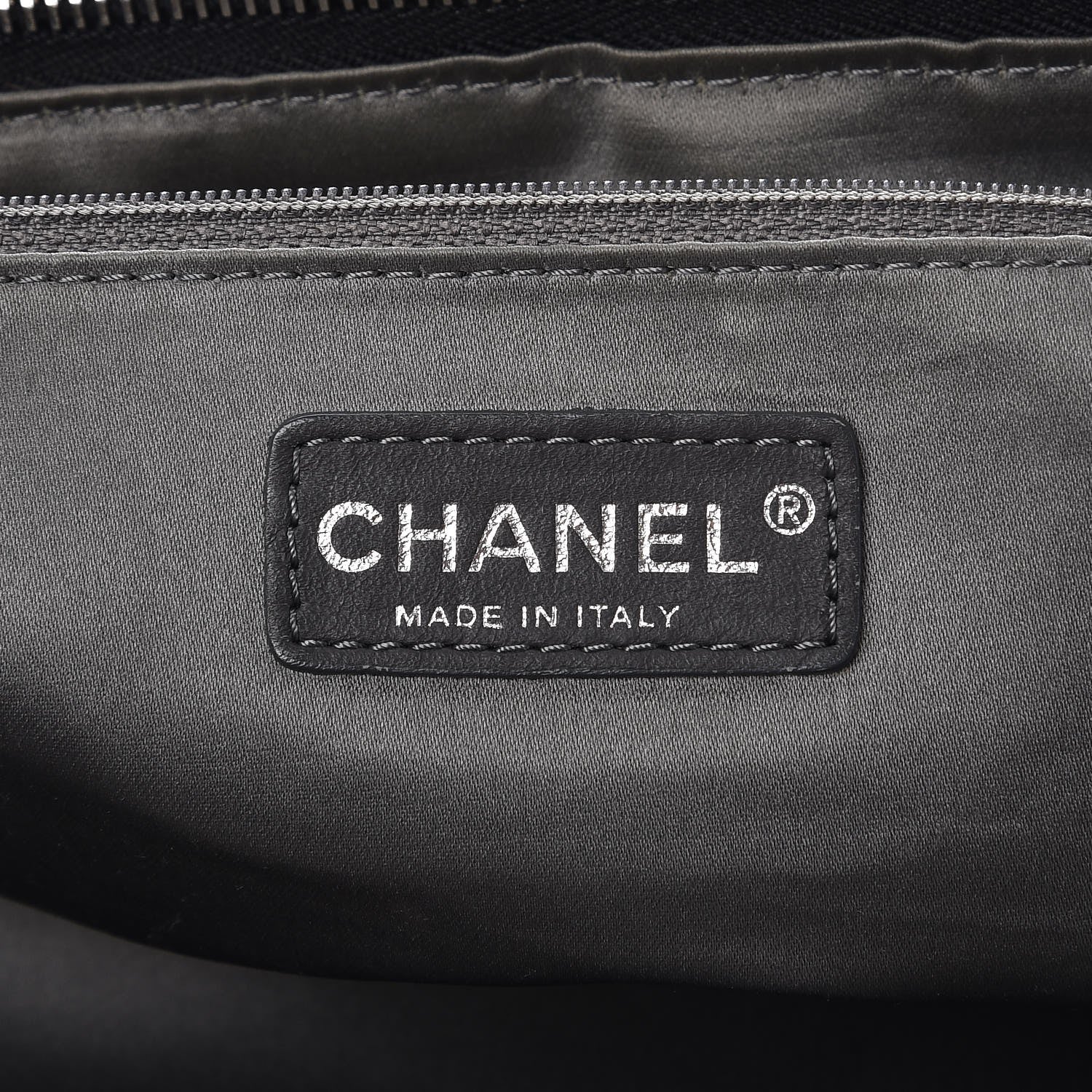 Chanel Lambskin Square Stitched Lax Large Tote Black 6 of 13