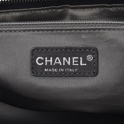 Chanel Lambskin Square Stitched Lax Large Tote Black 6 of 13