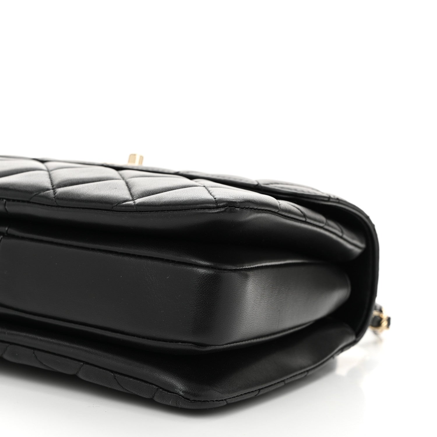 Chanel Lambskin Quilted Small Trendy CC Dual Handle Flap Bag Black 10 of 10
