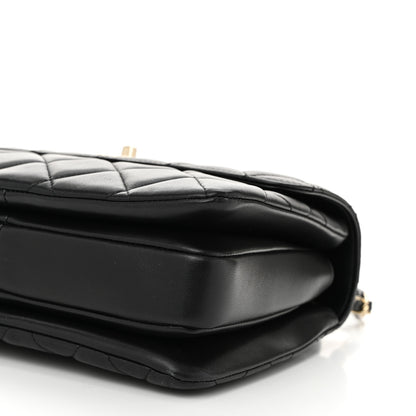 Chanel Lambskin Quilted Small Trendy CC Dual Handle Flap Bag Black 10 of 10