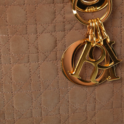 Christian Dior Nylon Cannage Medium Lady Dior Brown 9 of 16