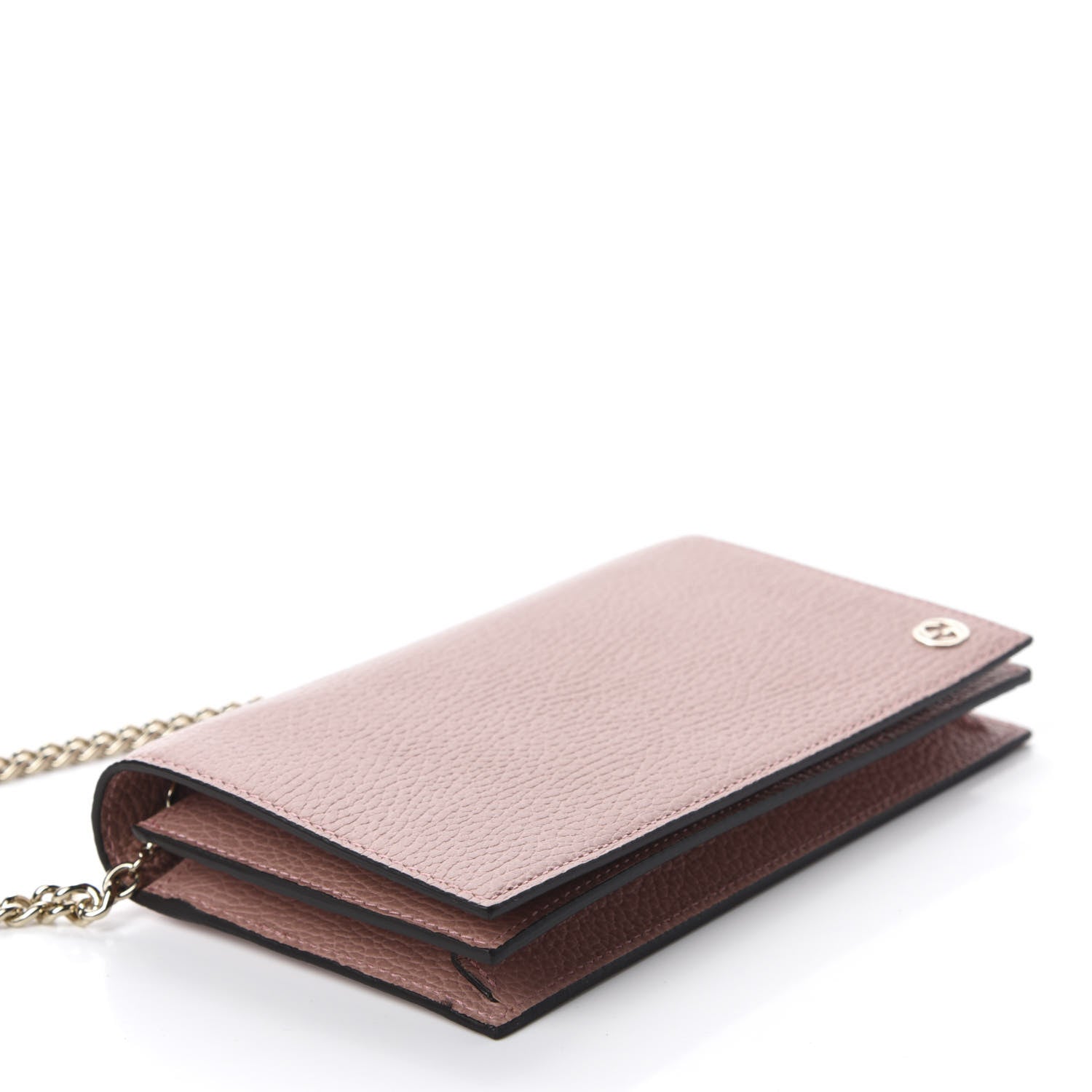 Gucci Dollar Calfskin Medium Betty Chain Wallet Soft Pink 4 of 11