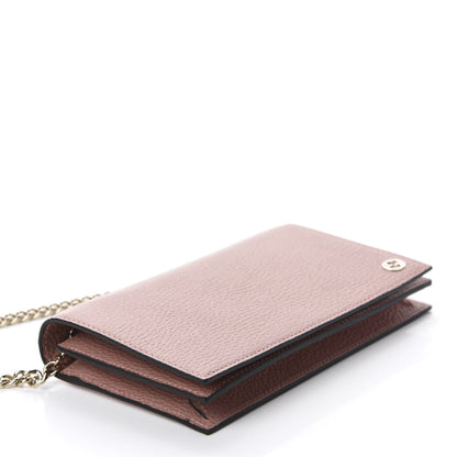 Gucci Dollar Calfskin Medium Betty Chain Wallet Soft Pink 4 of 11