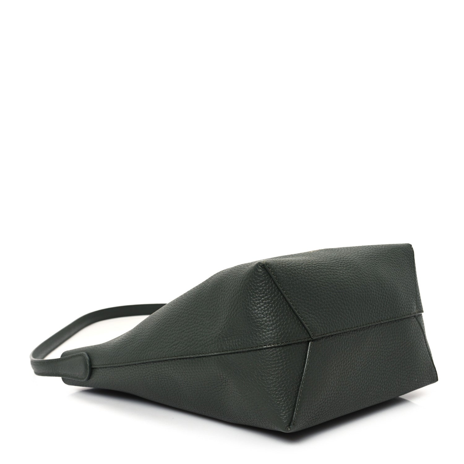 Mansur Gavriel Pebbled Calfskin Mini Everyday Cabas Seaweed 4 of 10