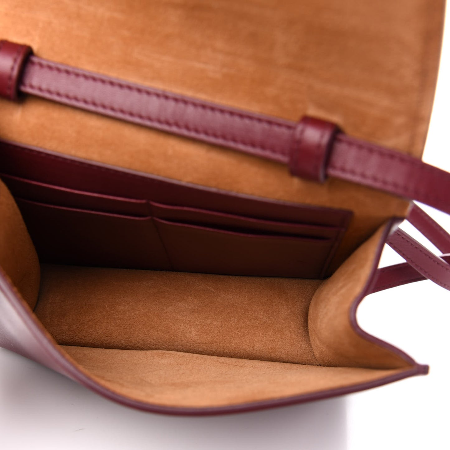 Lambskin Maxi Intrecciato Mini Cassette Crossbody Bag Bordeaux